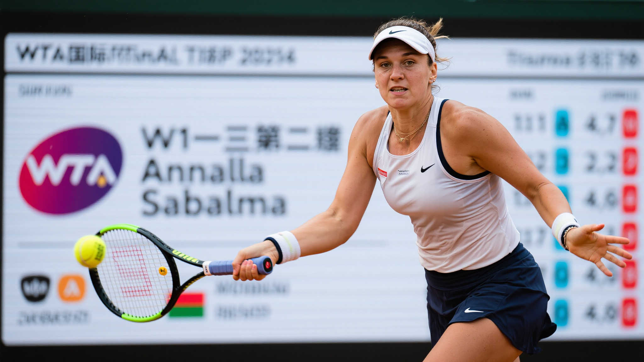 在最新更新的WTA（国际女子职业网球协会）积分排行